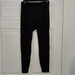 Black Patterned Leggings